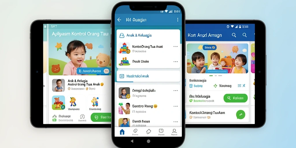 Antarmuka 5RT yang intuitif dan ramah pengguna untuk kontrol orang tua.